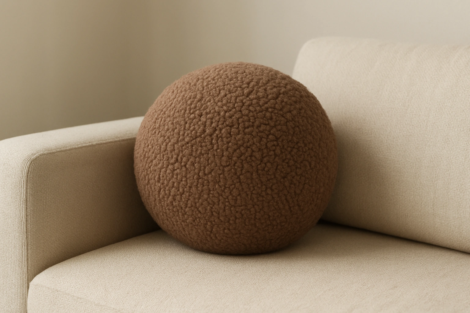 Brown Boucle Ball - Image 2