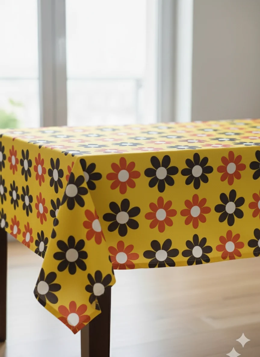 Retro Bloom Tablecloth