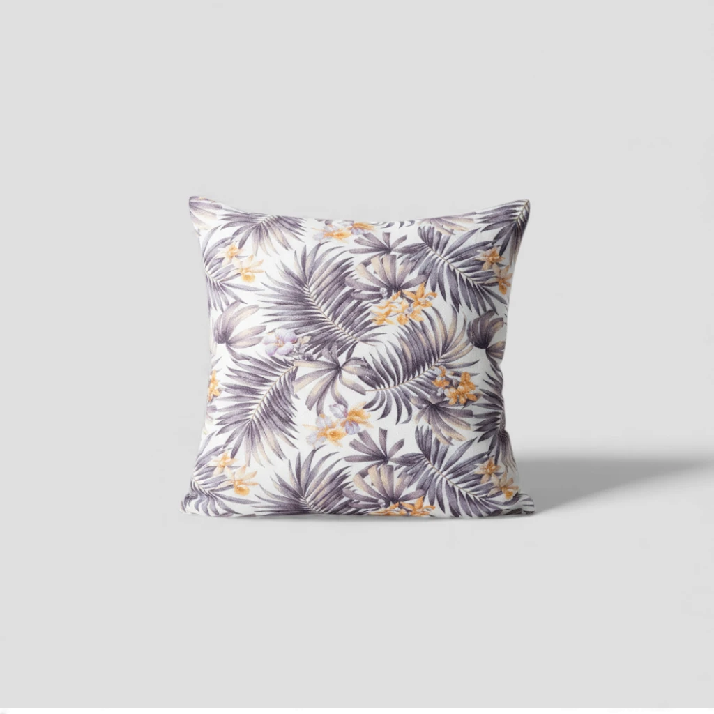 Misty Palm Cushion Cover